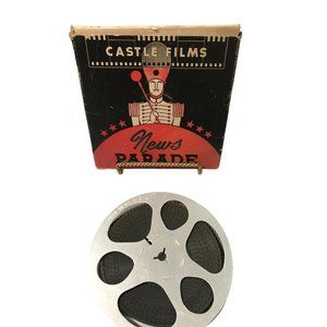 Royal Wedding News / QUEEN ELIZABETH PHILIP 8 MM Reel to Reel vintage